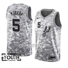 San Antonio Spurs Dejounte Murray 5 2018-19 Nike Harmaa Pelipaidat Swingman - Lasten